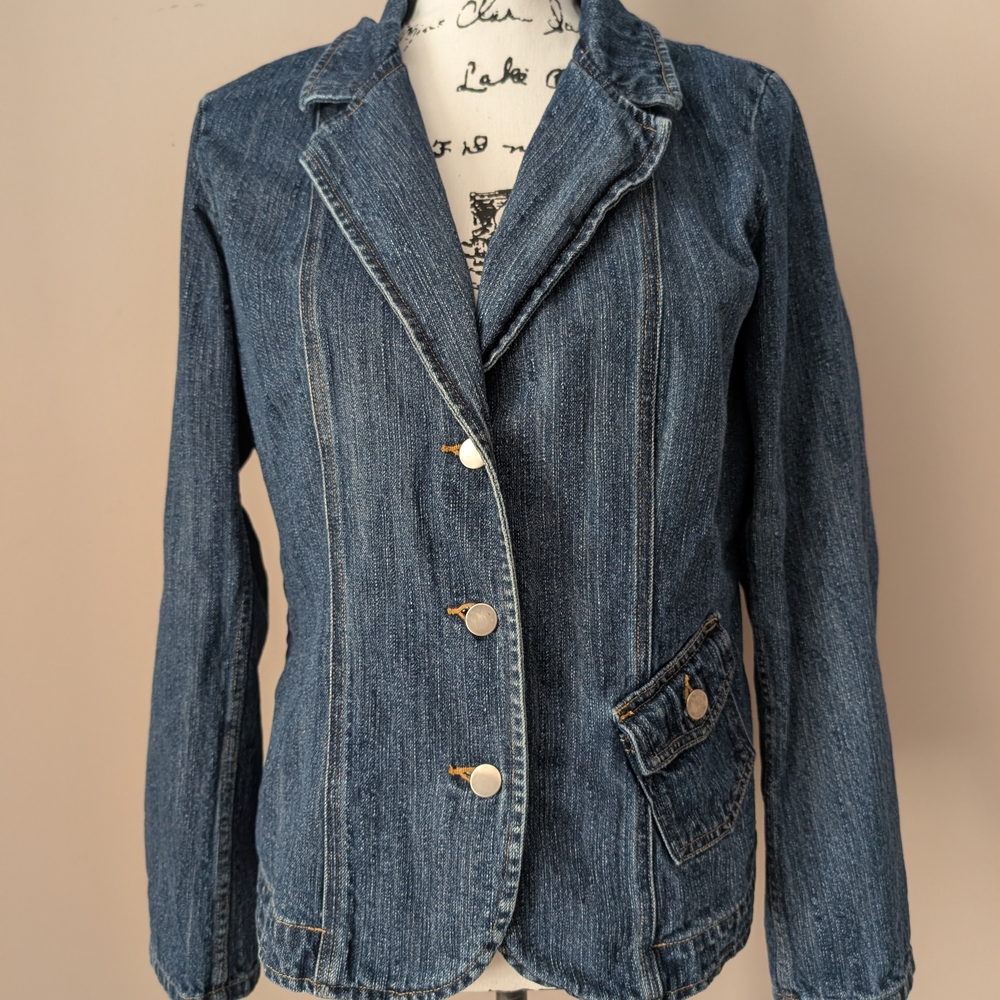 Kim Rogers Dark Blue Jean Jacket